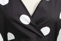 Womens 50s Vintage Retro Rockabilly Sleeveless V Neck Cocktail Party Swing Dress Black