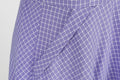 Womens A Line Cape Collar Vintage Swing 1950s Summer Cute Dress with Button Purple