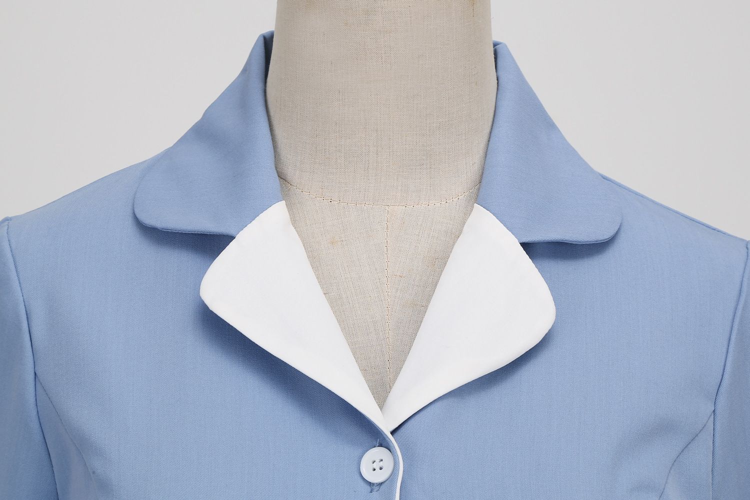 Womens Button Up 1950s Vintage Dresses Women Short Sleeve Belted Swing Dress Blue