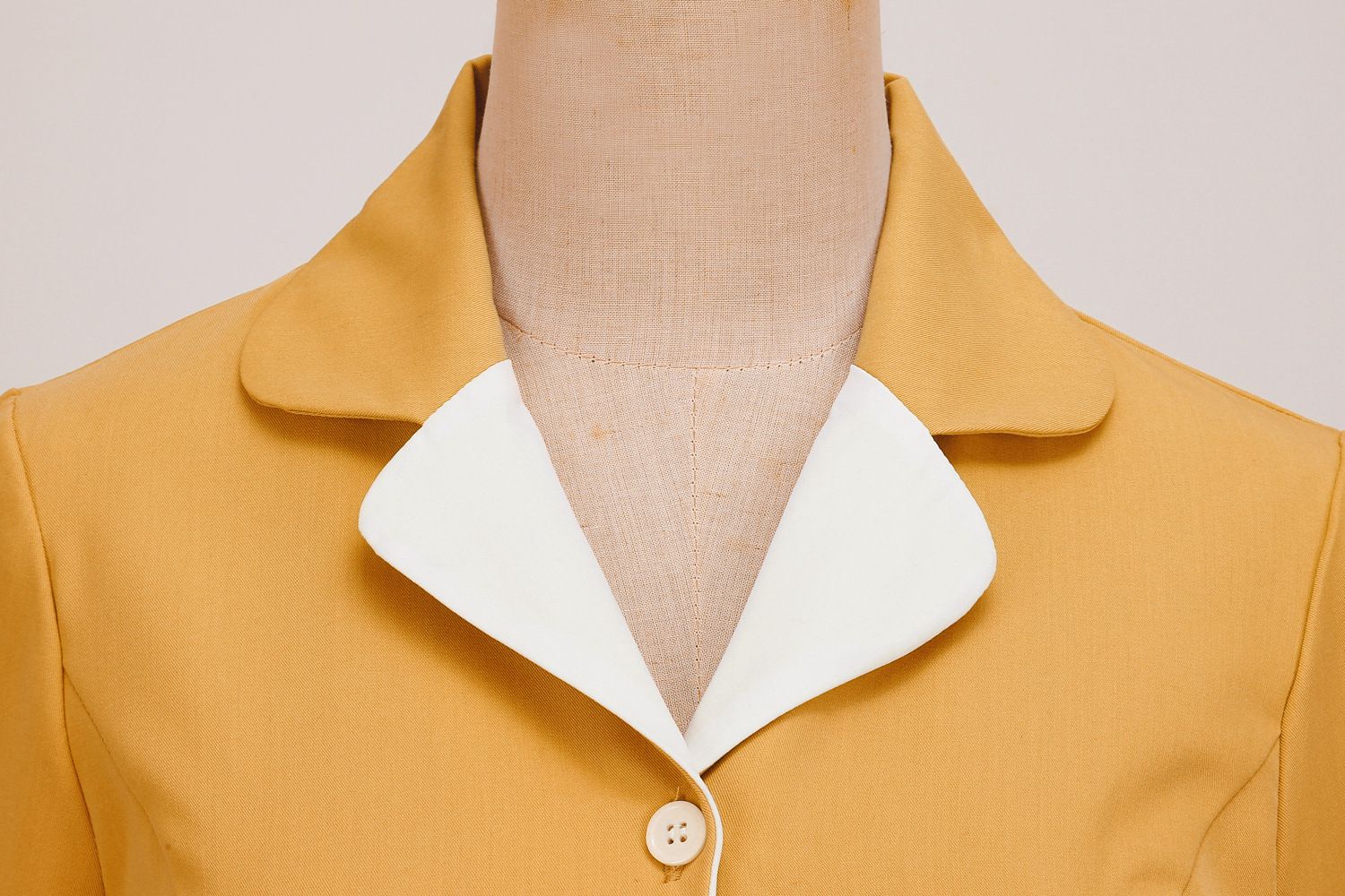 Womens Button Up 1950s Vintage Dresses Women Short Sleeve Belted Swing Dress Yellow