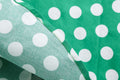 Womens Embroidery Collar Polka Dots 1950s Tea Party Vintage Cocktail Dress Green