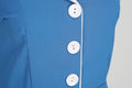 Womens Hepburn Style 1950s Vintage Style Backless Halter Neck Dress Blue
