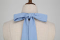 Womens Hepburn Style 1950s Vintage Style Backless Halter Neck Dress Light Blue