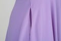 Womens Hepburn Style 1950s Vintage Style Backless Halter Neck Dress Light Purple