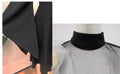 Womens Mesh Bell Sleeves Halloween Gothic Vintage Dress Black