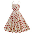 Womens Retro Rockabilly Princess Cosplay Dress Halter Audrey Hepburn Gown Pink