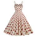 Womens Retro Rockabilly Princess Cosplay Dress Halter Audrey Hepburn Gown Pink