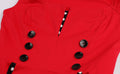 Womens Sleeveless Rockabilly Polka Dot Cocktail Party Vintage Dress Red