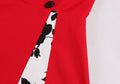 Womens Sleeveless Rockabilly Vintage Flower Cocktail Party Dress Red