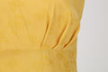Womens Sleeveless Vintage 1950s Dress Spaghetti Strap A-line Midi Dresses Yellow