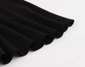 Womens Vintage 1950s Lace A Line Pleated Flare Cocktail Long Dress Black