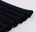 Womens Vintage 1950s Lace A Line Pleated Flare Cocktail Long Dress Navy