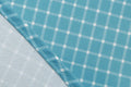 Womens Vintage 1950s Plaid Belt Slim-Fit Swing Retro Dress Mid-Length Dress Blue