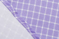 Womens Vintage 1950s Plaid Belt Slim-Fit Swing Retro Dress Mid-Length Dress Purple