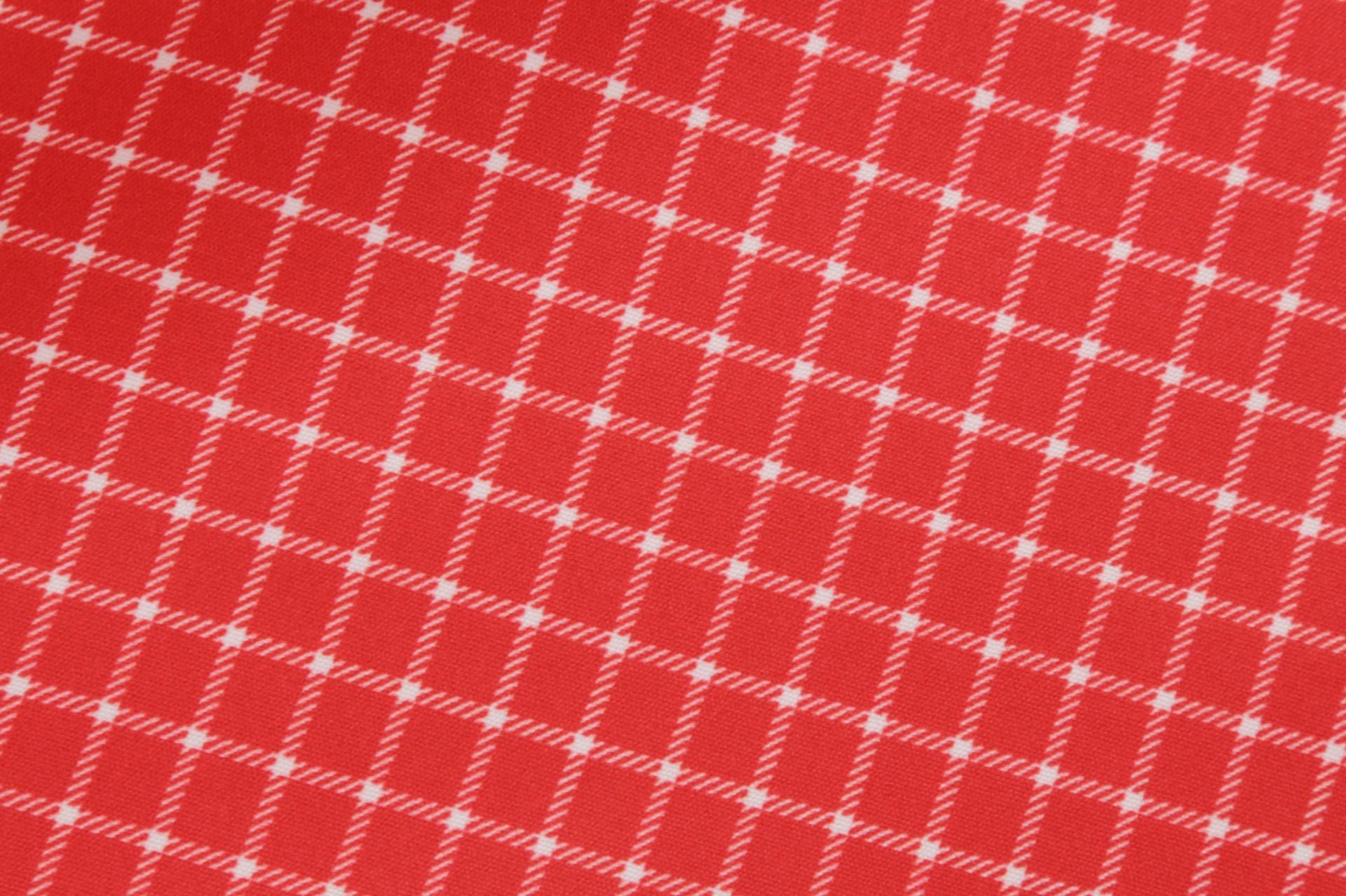 Womens Vintage 1950s Plaid Belt Slim-Fit Swing Retro Dress Mid-Length Dress Red