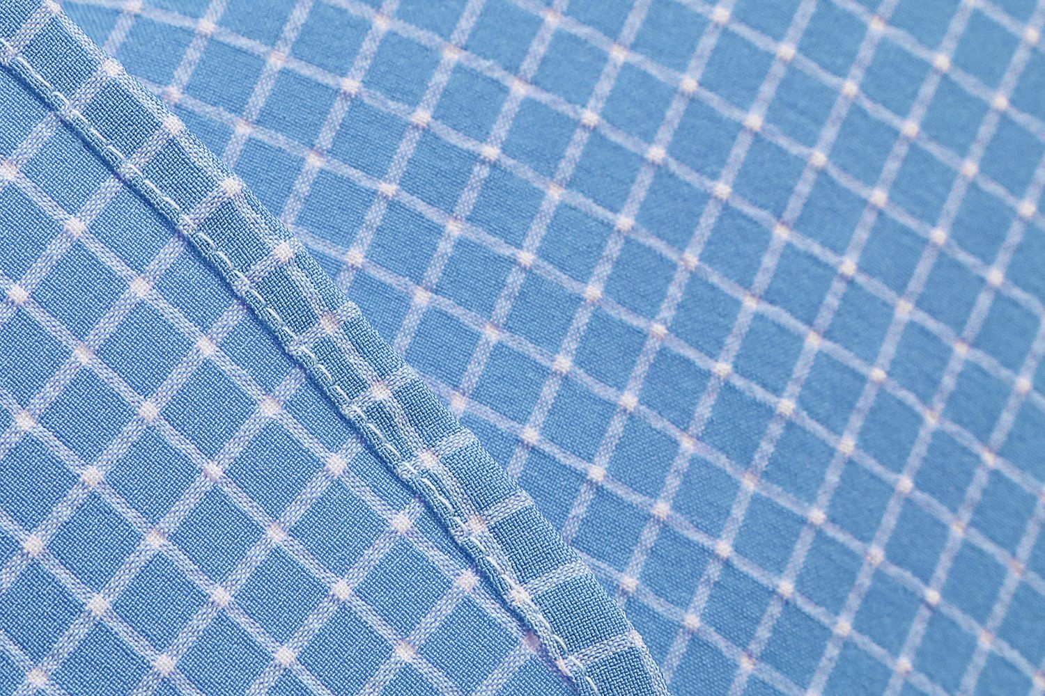 Womens Vintage 1950s Retro Party Dress Short Sleeve V-Neck with Belt Blue Plaid