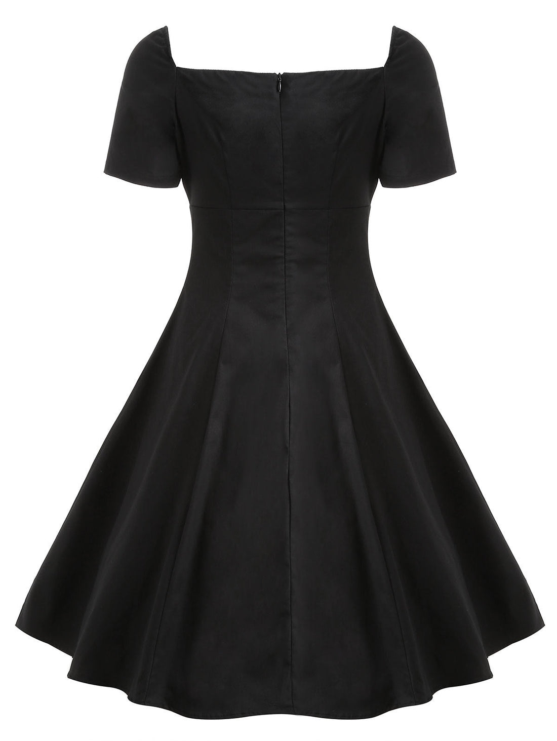Womens Vintage Dress 1950s Plus Size Party Cocktail Dress Black