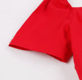 Womens Vintage Dress 1950s Plus Size Party Cocktail Dress Red