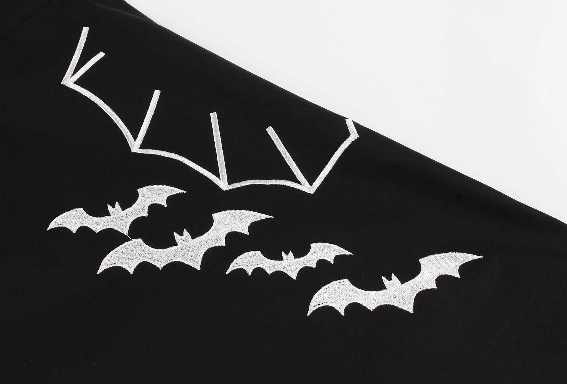 Womens Vintage Plus Size Halloween Gothic Bat Swing Dress Black