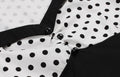 Womens Vintage Polka Dot 1950s Retro Rockabilly Swing Tea Dresses White Black